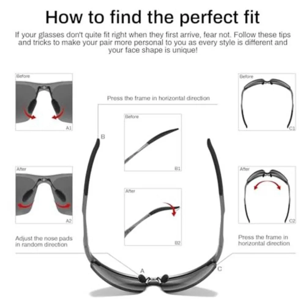 Mens Polarized Sports Sunglasses UV400 Driving Fishing Cycling 8177S